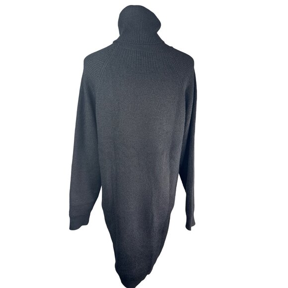 Black Turtleneck Sweater Dress XL PrettyLittleThing Plus NWT - Picture 2 of 11